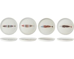 Stephano Fish Mini Plate D12cm 4 Ass