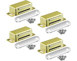 Sterke Magnetische Sluitingen voor Kastdeuren - 8KG RVS Magneten voor Meubels, Balkon Deuren en Laden (4 Stuks)