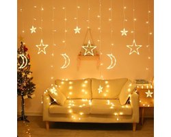 Sterren en manen verlichtingssnoer voor binnen en buiten - 3,5 meter met 8 lichtmodi