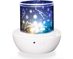 Sterren Projector – Sterrenhemel – Projectorlamp kind en baby – Inclusief 5 Patronen en 6 Lichtshows
