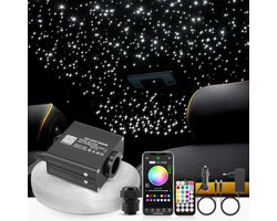 Sterrenhemel Glasvezelverlichting Set - 550 Lichtpunten met Afstandsbediening en App