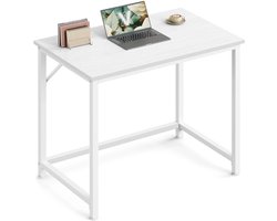 Stervia Bureau - Computertafel - Klein Bureau - Kantoortafel - Make Up Tafel - Draagvermogen 50 KG - Wit - 50 x 80 x 76 cm