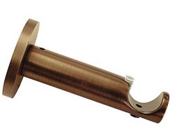 Steun voor 25 mm gordijnroedes, metaal, 8 cm
