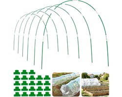 Steunframe Voor Tuinbedden - Tuinhoepen Voor Verhoogde Plantenbedden - Kastunnelbogen - Glasvezel Tuinbedden Plantenhoepels