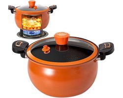 Stevig brillenetui - draagbaar brillenetui - stijlvol brillenetui van PU-leer - lichtgewicht - 1 stuk(bruin)