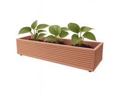 Stevige Plantenbak – Douglas Hout – 110x17x17 cm – Duurzaam – Houten Tuinbak