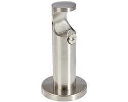 Stevige Staal Kleur Steun voor Gordijnroedes Ø25mm, 8cm