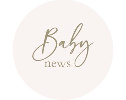 Sticker baby nieuws - 50 Stuks - Geboortesticker - Sluitzegel - Beige - Zwanger - Babyshower versiering - Studio le petit