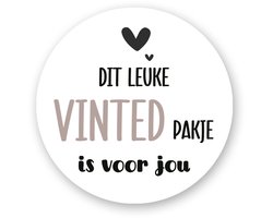 Sticker "Dit leuke Vinted pakje is voor jou" – Perfect voor jouw Vinted pakketje! - Sticker - Pimp Studio - Vinted