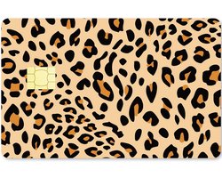 Sticker Skin Print Card Leopard Skins - Credit Card Debit Cover Stickers Bank Protection - Personalized Waterproof Thin voor -Key Transport EBT 186 x 137mm