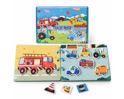 Stickerboek voor Peuters Auto Thema - Montessori Doeboek 4 jaar 5 jaar - Activiteitenboek Meisjes en Jongens 3-5 jaar- Kinderspeelgoed - Reisspeelgoed