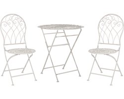 STIFFE - Bistro set - Gebroken wit - IJzer