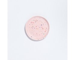 Stijlvol Broodbord 17 cm – Handgemaakt – Pastel Kleuren – Sfeervol Tafelen – Vaatwasserbestendig