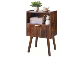 Stijlvol nachtkastje - ruime opbergruimte - modern design - 1 stuk