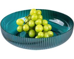 Stijlvol ontworpen fruitschaal van food grade plastic - super duurzaam met handige handvatten Fruitschaal