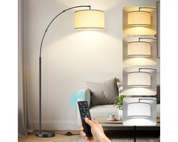 Stijlvolle Booglamp voor Woonkamer en Slaapkamer met Dimbare LED en Afstandsbediening