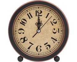 Stijlvolle Bureauklo klok met Alarmfunctie - Analoge en Digitale Weergave voor Thuis of Kantoor
