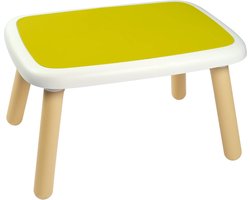 Stijlvolle design kindertafel uit de Kid meubellijn, ideaal voor binnen en buiten, voorzien van UV-stabiel kunststof en stevige tafelpoten, vanaf 18 maanden