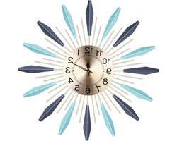 Stijlvolle en Duurzame Wandklok zonder Tikken voor Woonkamer, Slaapkamer, Keuken en Kantoor, Groot en Goed Leesbaar, Perfecte Decoratie voor Elk Interieur