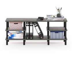 Stijlvolle en functionele rek - geschikt voor moderne kamers - 1 stuk - espresso/zwart
