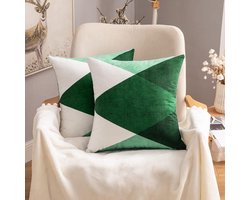 Stijlvolle Geometrische Decoratieve Kussenhoezen voor Moderne Woonkamer en Slaapkamer, Set van 2, 50 x 50 cm