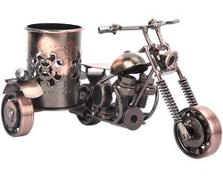 Stijlvolle metalen pennenhouder als bureau-accessoire, perfect als cadeau voor thuis en op kantoor
