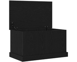 Stijlvolle Opbergkist in Zwart Eiken voor Woonkamer en Slaapkamer