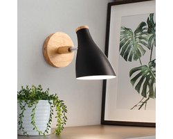 Stijlvolle Scandinavische Wandlamp - Minimalistisch Design voor Elke Ruimte-zwart