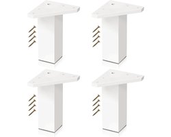 Stijlvolle Set van 4 Metalen Meubelpoten