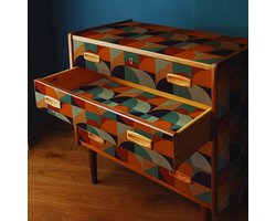 Stijlvolle Stoffering En Decoupage Voor Meubels En Muren - 40 X 200 Cm Shabby Chic Voor Deuren - Trappen En Scrapbooking