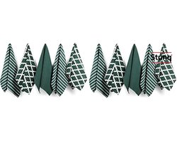 Stijlvolle Theedoeken Set van 10 Stuks - Absorberend en Duurzaam