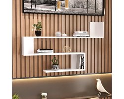 Stijlvolle Wandplank 120 cm - Tijdloos Design voor Opbergruimte