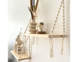 Stijlvolle Zweedse Houten Wandplanken voor Boho Interieur zonder Boren