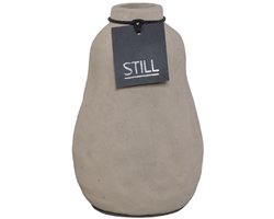 STILL - Flesvaas - Organische Vorm - Taupe - 18 x 12 cm