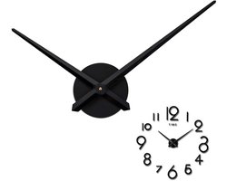 Stille metalen wandklokwijzers - Uurwerk - DIY wandklok - Wandklokaccessoires - Creatieve kunstdecoratie - Geschikt voor woonkamer, kantoor, slaapkamerdecoratie - Gebruik je fantasie - Zwart (batterijen niet inbegrepen)