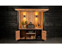 Stilt - Buitenkeuken- Close- overdekt BBQ'en met een Klepdeur- Uniek model/ bescherming van je BBQ