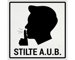 Stilte aub bord | Forex Re materiaal | 10 x 10 cm