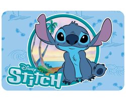 Stitch op een eiland placemat 43x28cm multicolor 2 stuks