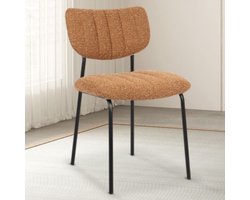 Stoel Antunes | 46 x 53 x 77 cm | Oranje - Set van 2