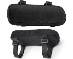 Stoel armleuningen, armleuningpads, 2 stuks ergonomische armleuningen bekleding van schuim, anti-slip ondersteuning afdekkingen kussen bureau- en gamingstoel armsteun pad armsteun
