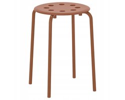 Stoel cederbruin 45 cm - Praktisch en Stapelbaar