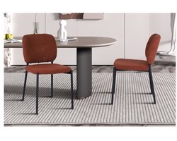 Stoel - Comfortabel - Modern – Roestbruin