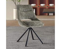 Stoel Dante | 51 x 60 x 86 cm | Groen