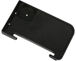 Stoel dienblad - Tafel voor stoel - Comfortabel ontspannen - Met bekerhouder - 28.5 x 17 cm - Zwart