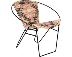 Stoel DKD Home Decor 76 x 76 x 63 cm Metaal Multicolour