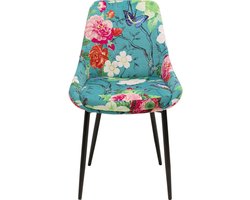 Stoel East Side Flower Fever blauw Kare Design