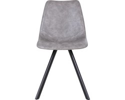 Stoel Emmy - Grijs - Rousseau - H 83cm x L 46 x D 60 cm - Per stuk