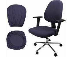 Stoel Hoes-Stoelhoezen-stoelen stretch -Hoes voor gamingdraaistoelAfneembaar en wasbaarmet -Bureaustoelhoes - 1 set zachte stretch spandex stoelhoezen voor bureaustoel