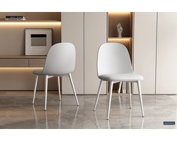 Stoel Jasmin | 51 X 44 X 81 Cm | Wit