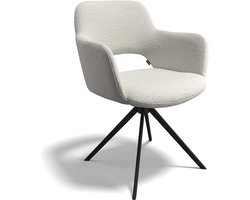 stoel julien, kuipstoel, eetkamerstoel, luxe uitvoering, luxe stof, design, zitcomfort, draaibaar